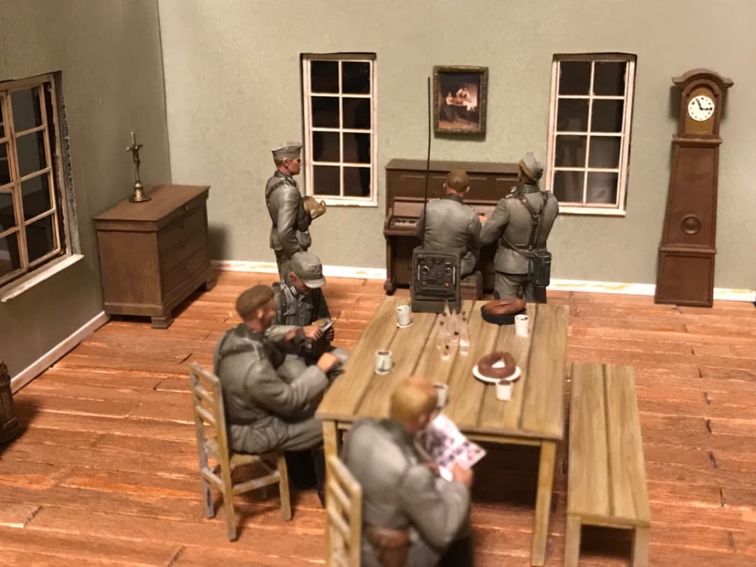 ジオラマ 1/35 タミヤ　cobaanii　イタレリ　ドイツ軍　完成品