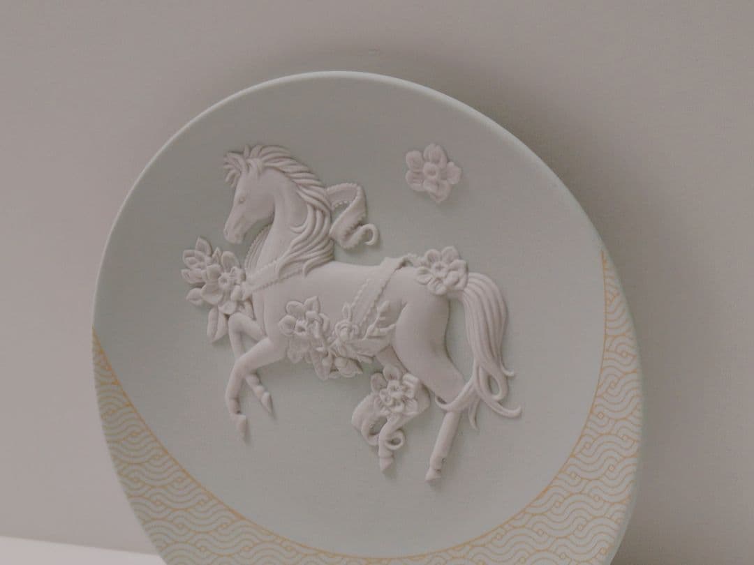 ウェッジウッド　ジャスパー　干支トレイ　１枚2026年馬