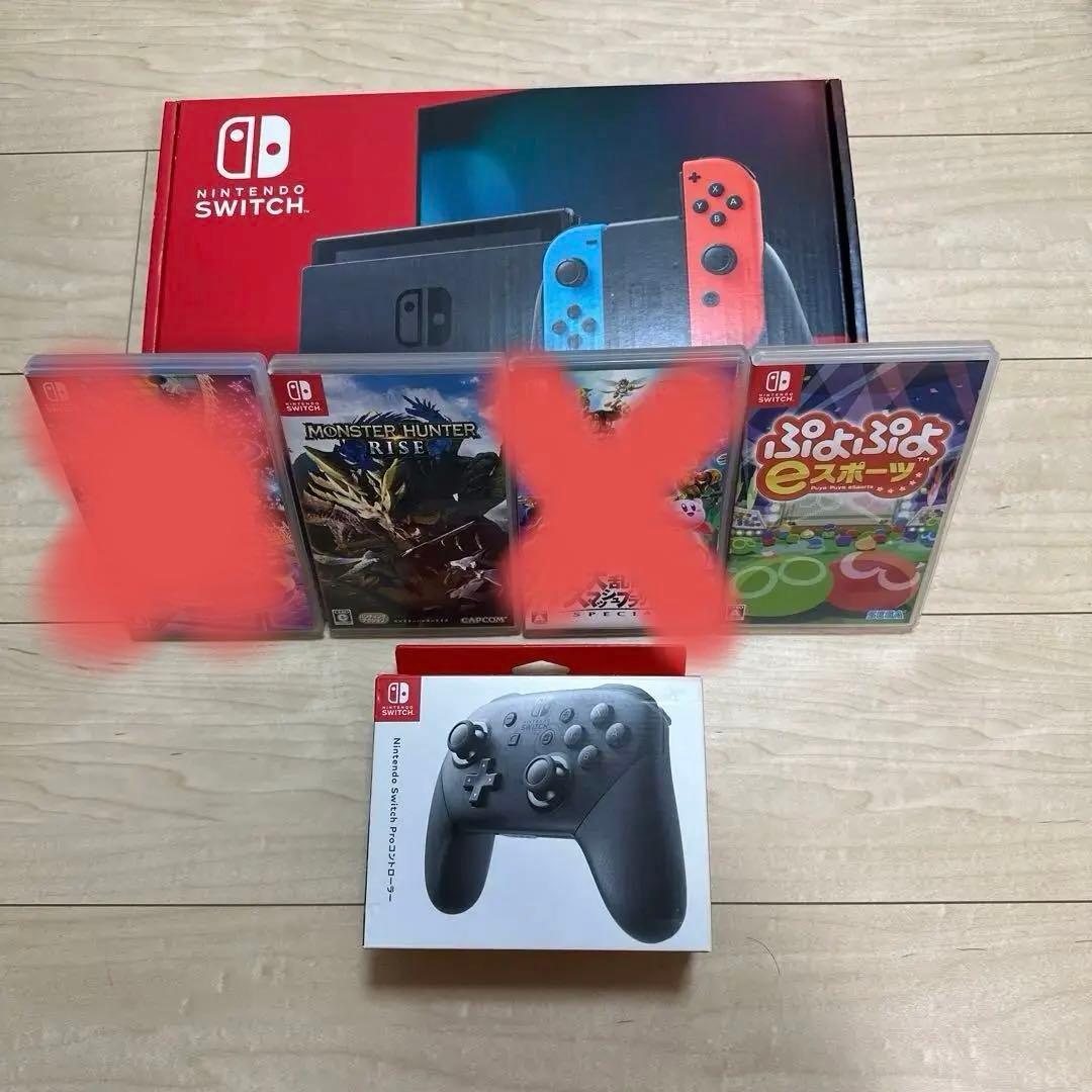 Nintendo Switch Joy-Con (L) ネオンブルー/ (R)