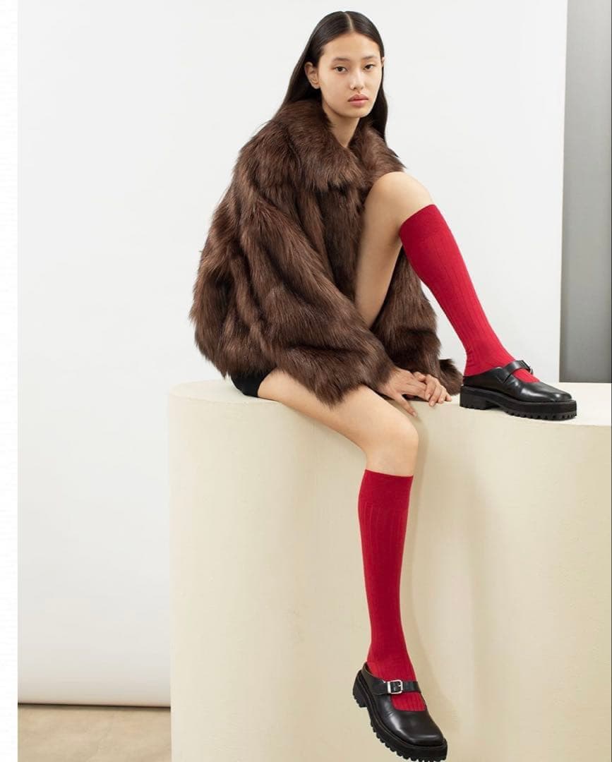 【新品未使用タグ付き】leinwande Vegan Fur Jacket