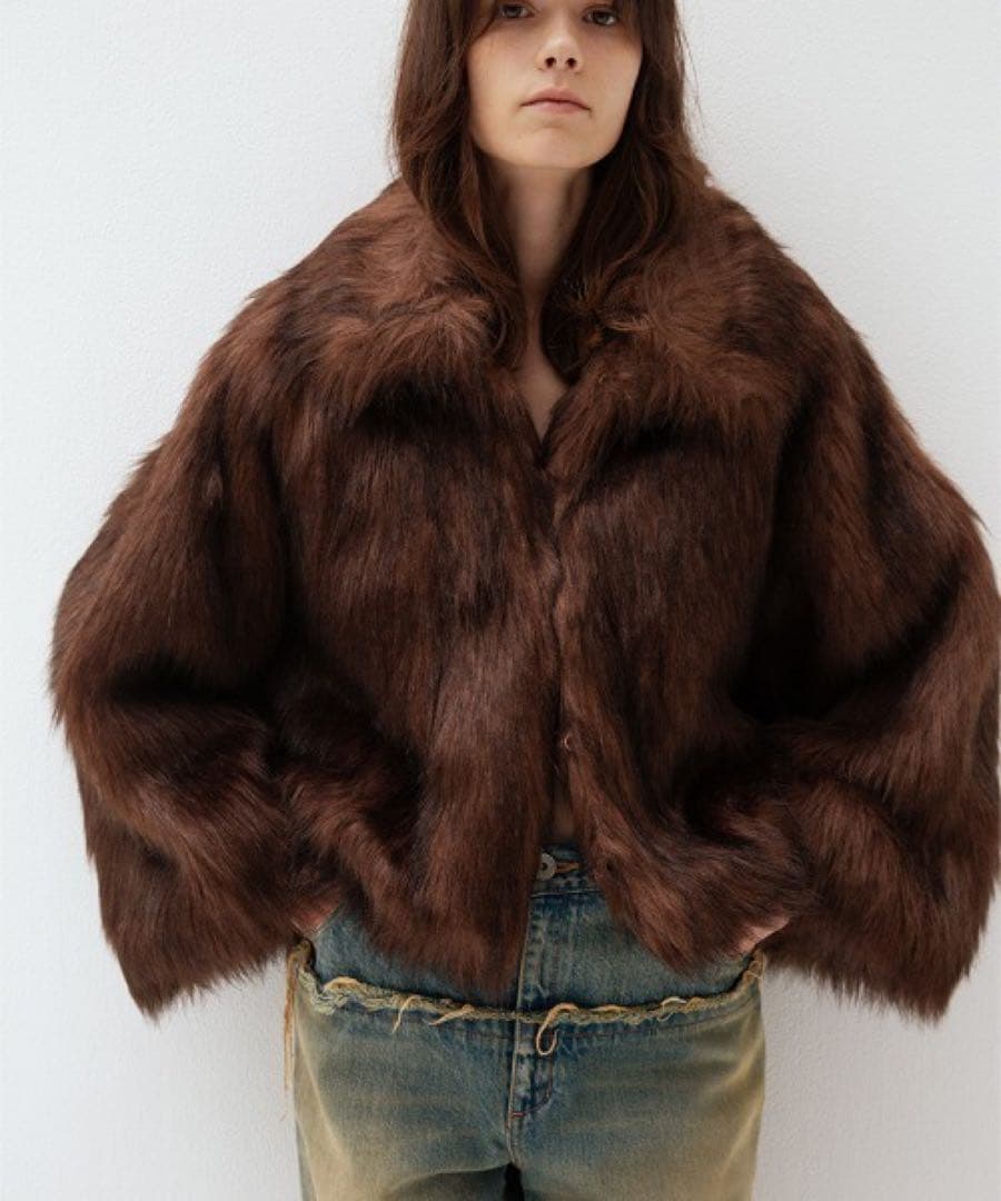 【新品未使用タグ付き】leinwande Vegan Fur Jacket