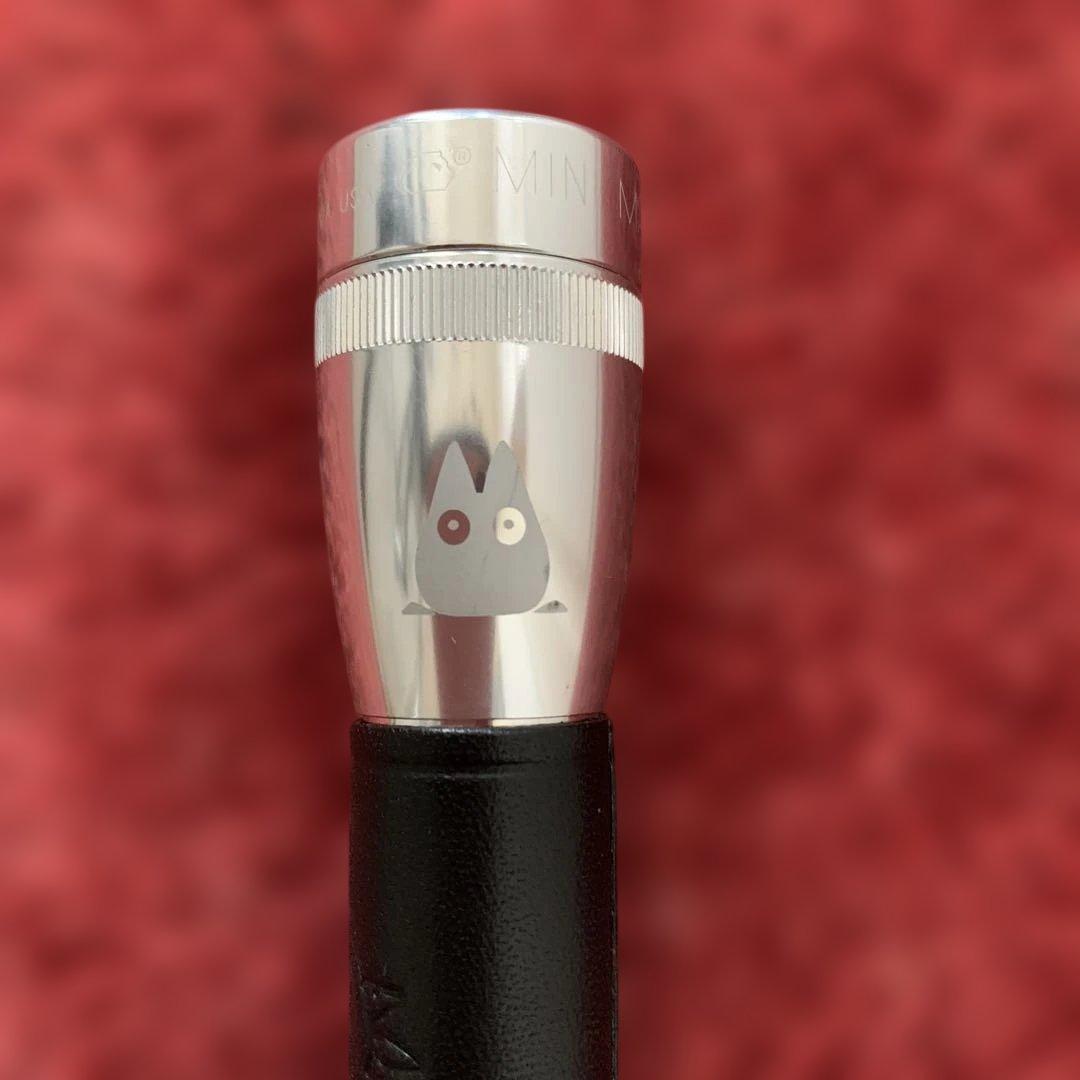 となりのトトロ　マグライト　USA 懐中電灯　革製