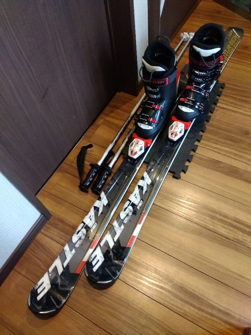 美品【ハイエンド】KASTLE 学生・男女兼用/スキーセット・メンテ・WAX済✔