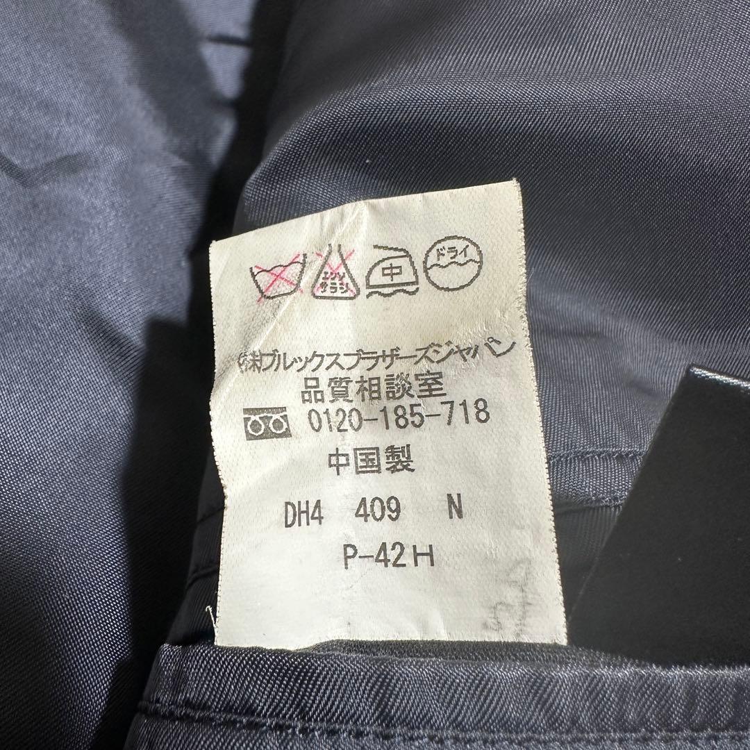 38(M)美品✨サクソン　ブルックスブラザーズ　紺ブレザー　金ボタン　テーラード