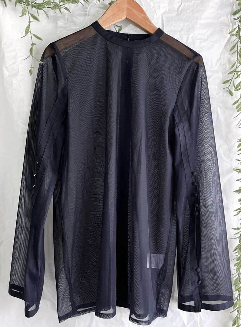 kana 【美品】ジャガード ワンピース チュール トップス 2点セット S