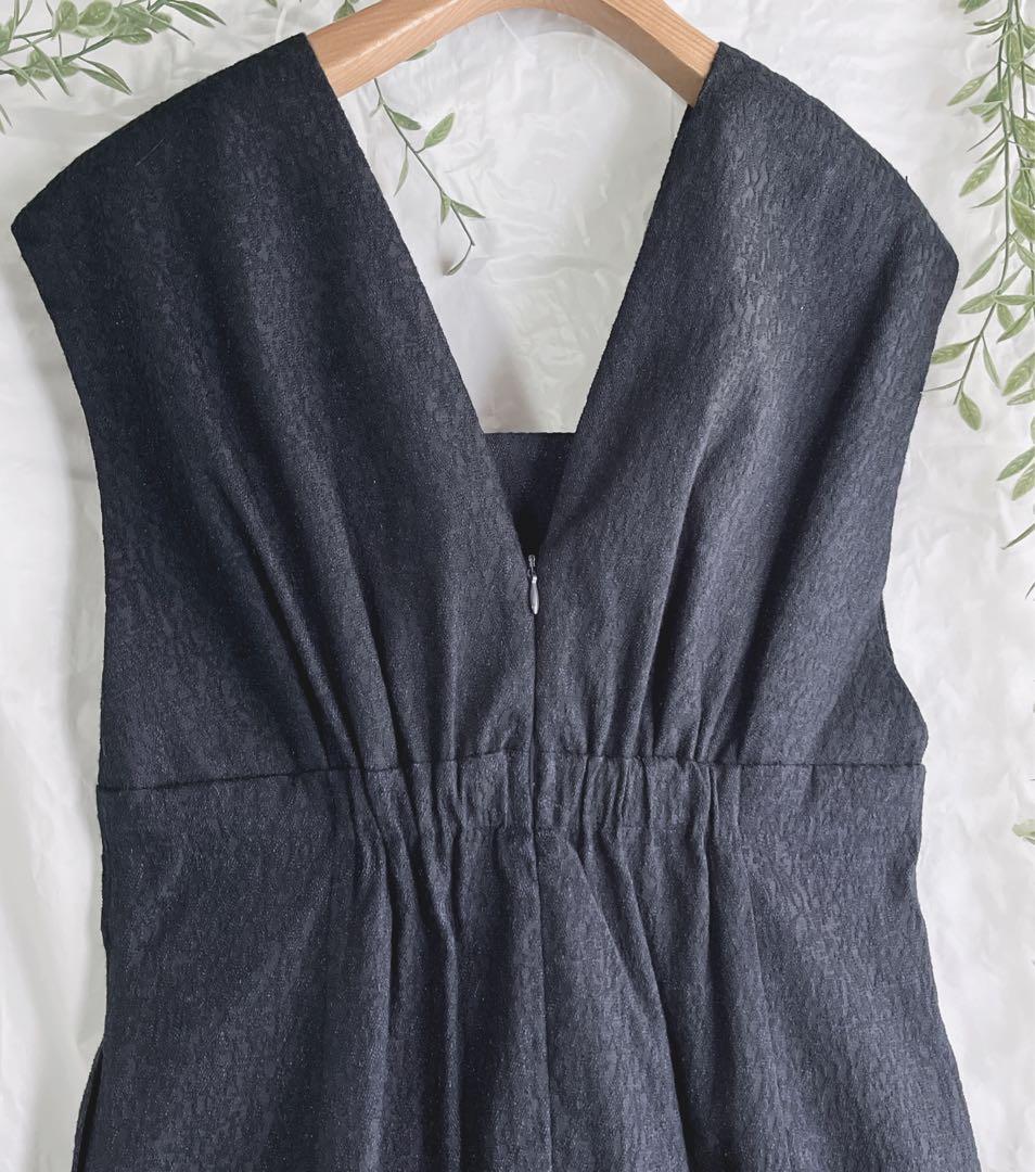 kana 【美品】ジャガード ワンピース チュール トップス 2点セット S