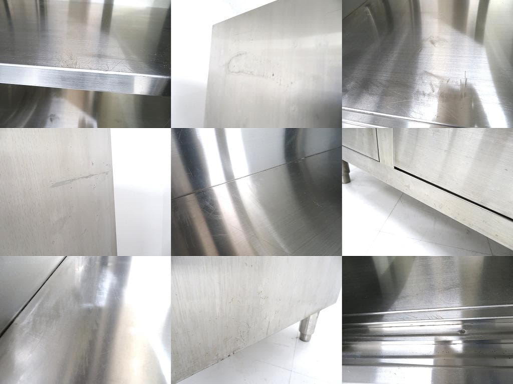 ステンレス　モダン　収納　キャビネット　ドロアー　工具箱　サイドボード