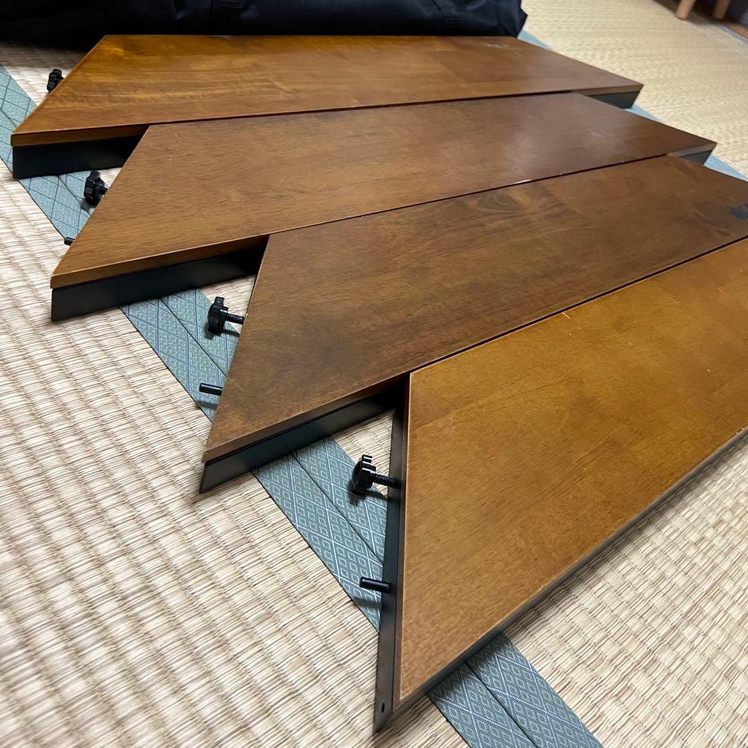 ■新品同様品■logos アイアンウッド　囲炉裏テーブル