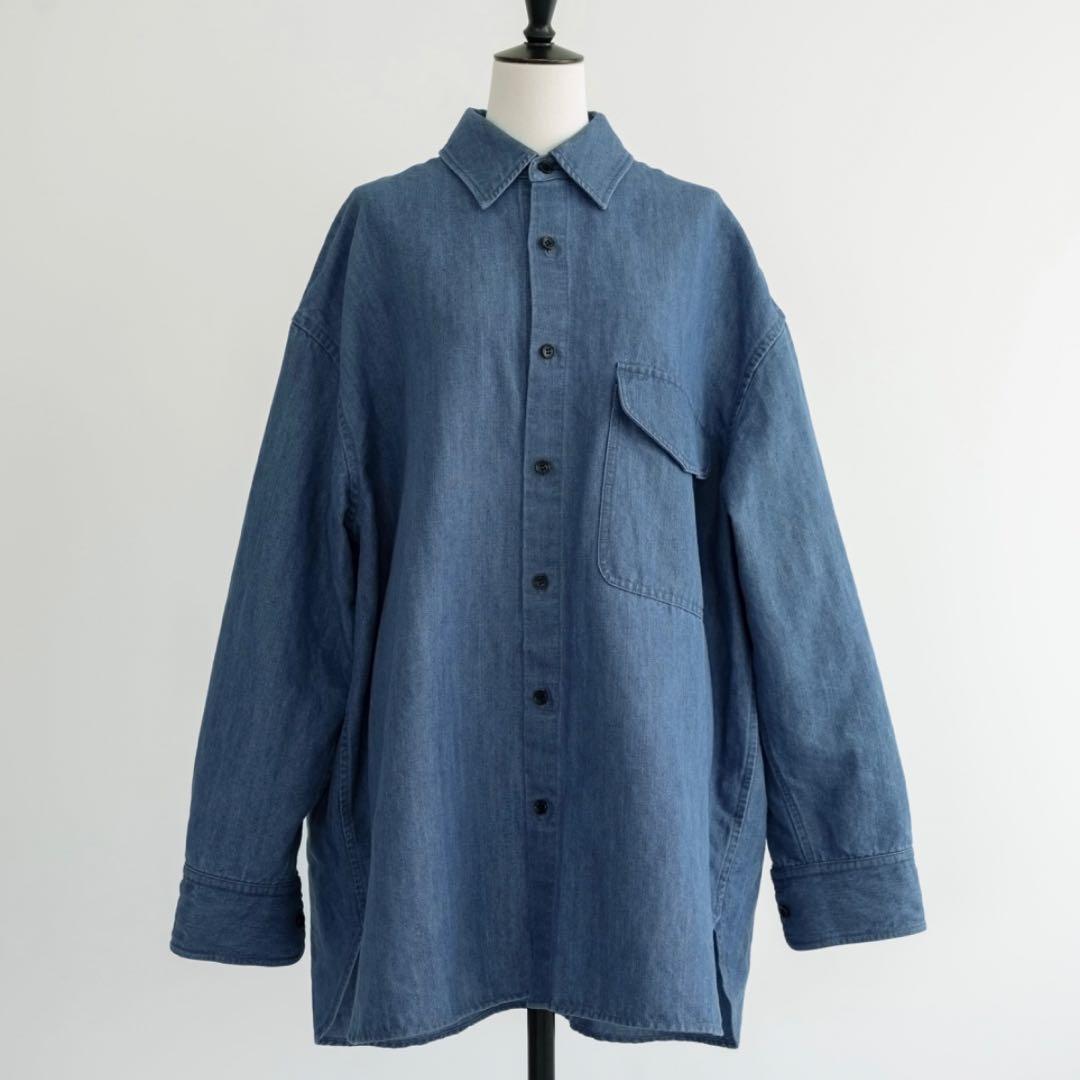 【美品】roughlow ラフロウ timeless DENIM shirt