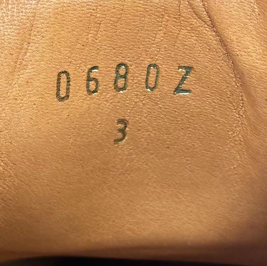 美品✨ショセ レザー レースアップ パンプス モスグリーン 23cm