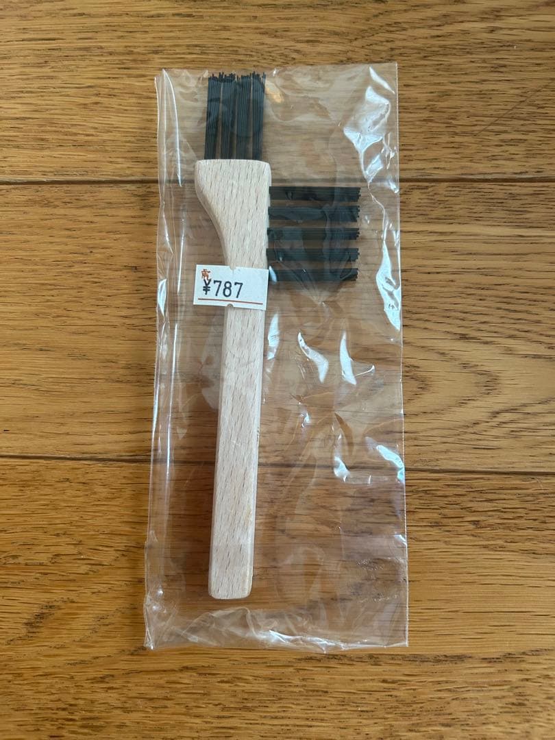 新品未使用！藤本虎　カシミヤ用　洋服ブラシ　手植