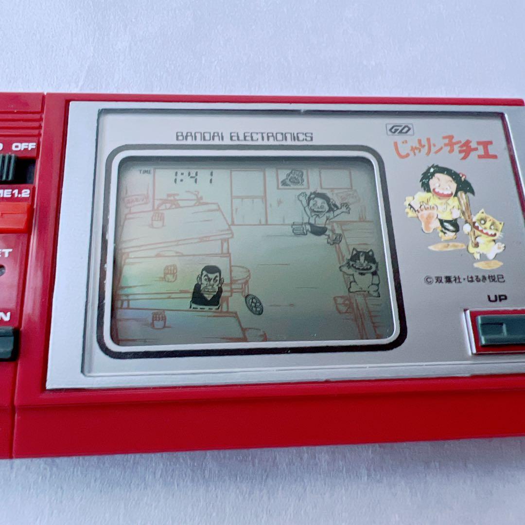 希少✨バンダイ じゃりン子チエ ゲームウォッチ　昭和レトロ　箱、取説、袋付