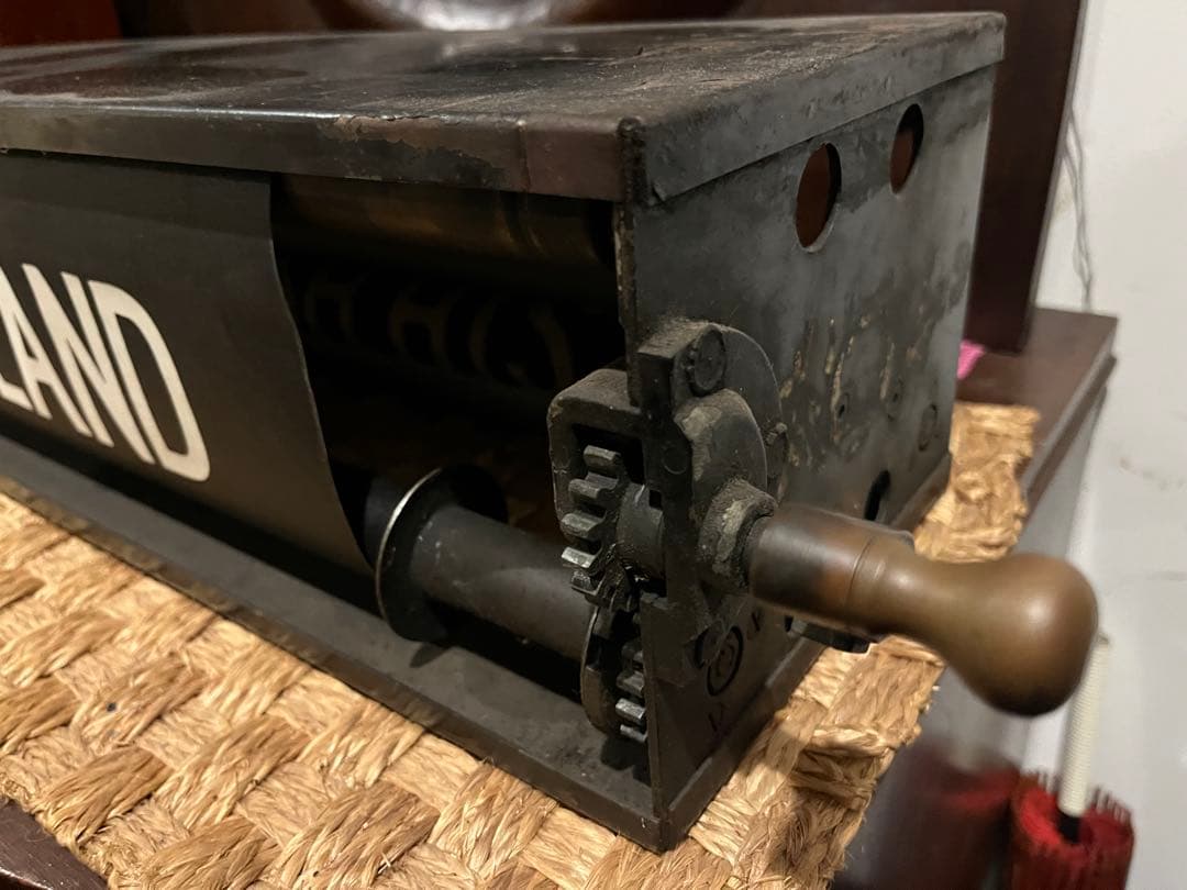 c*m様 アメリカンアンティーク　手動回転式サイン