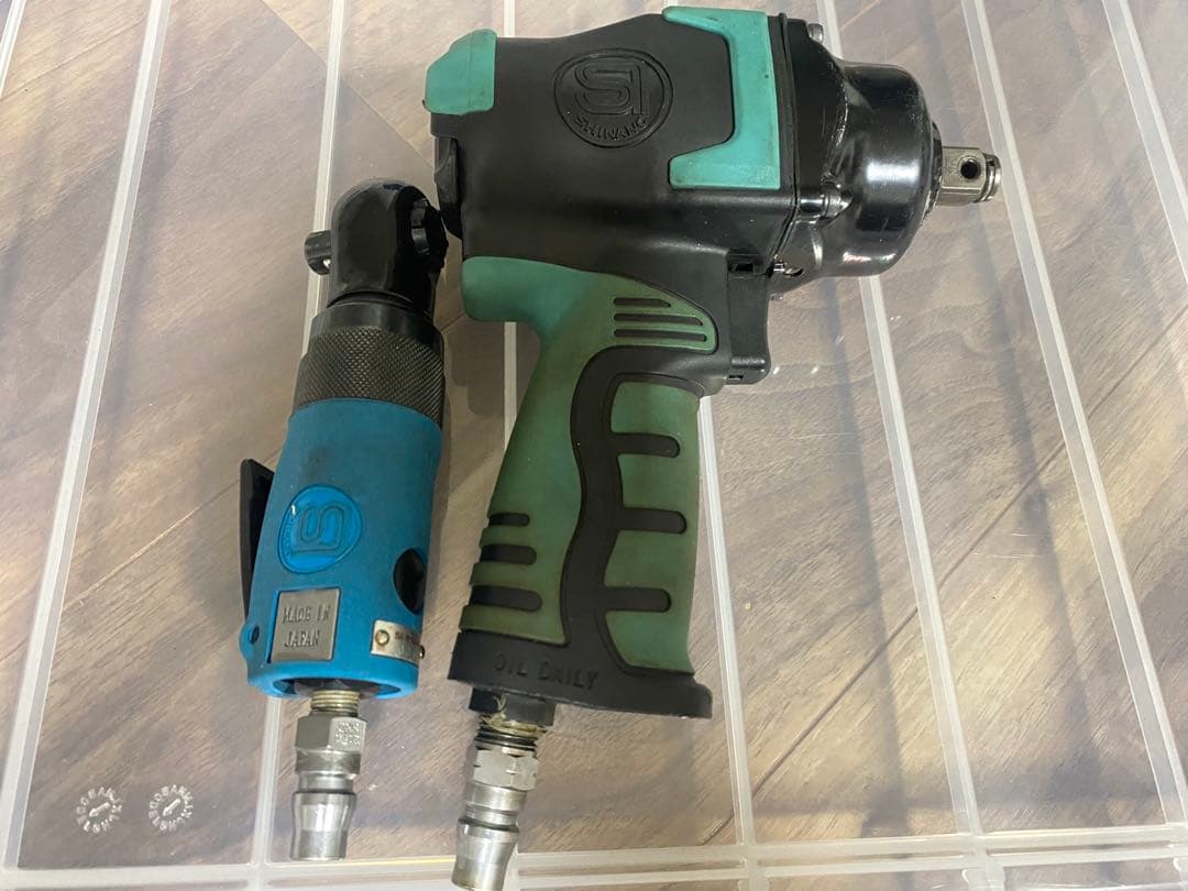 信濃機販　インパクトレンチ&エアラチェットのセット　特別限定色　(中古)