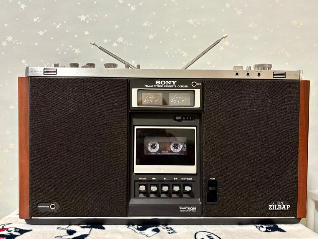SONY　ソニー　ラジカセ　CF-6600 ジルバップ　動作品　レトロ