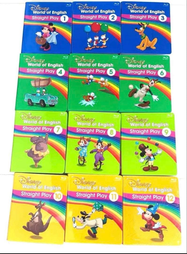 ディズニー英語 ストレートプレイ Blu-ray 2019年以降未開封有 DWE