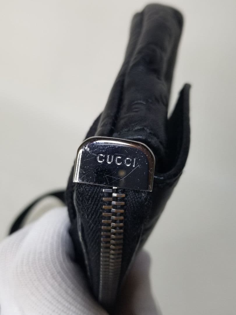 グッチ ブラウン グッチッシマ ベルトバッグ ブラック