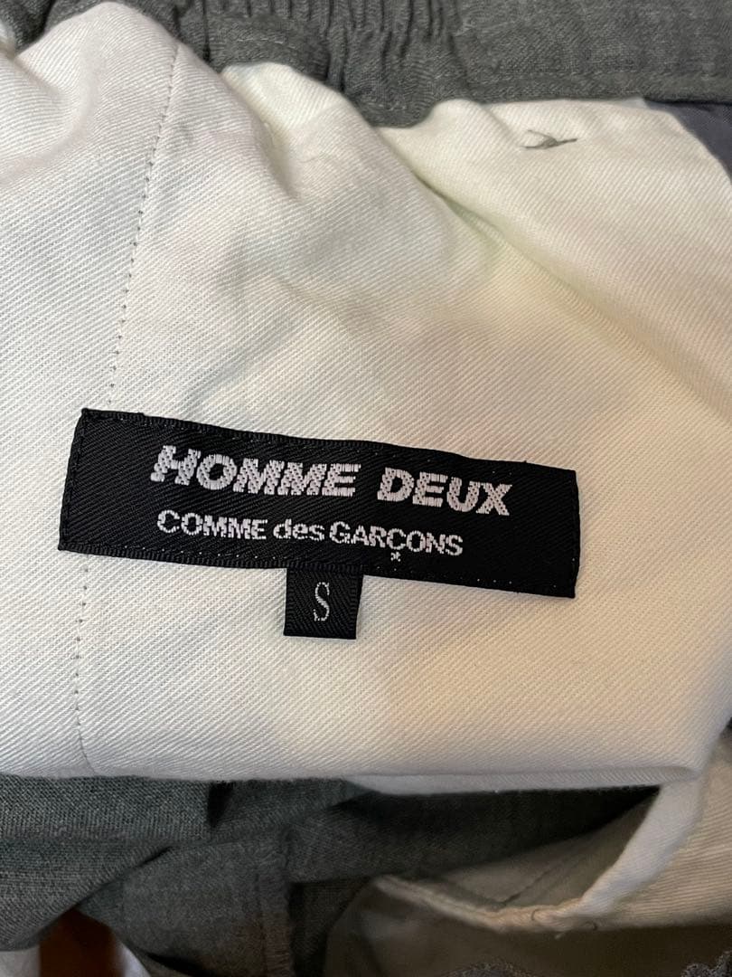 コムデギャルソンオムドゥ AD2022 ウールイージースラックス　春夏物