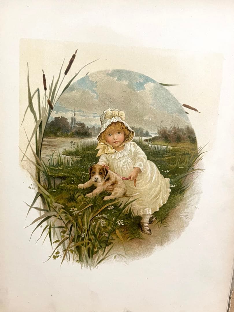 No.366 希少 古書 洋書 絵本 アンティーク ビクトリアン 詩集 児童書