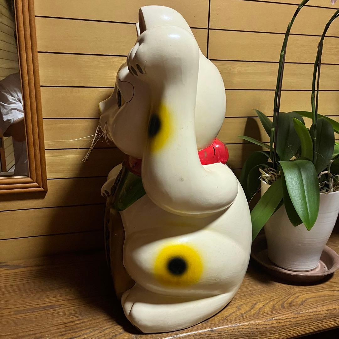 ひでみさん:招き猫　貯金箱　超特大　58cm