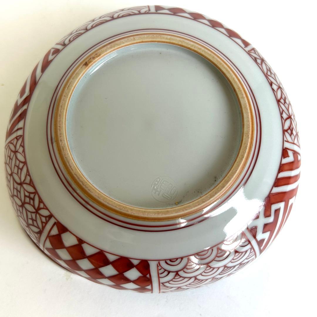 【未使用】京焼 清水焼 瑞昭窯 鉢 多用鉢 手書き ボウル 染付け