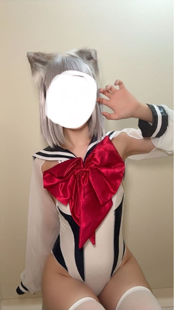 pharfaite バイカラーセーラートップス スクールスイムウェア セット