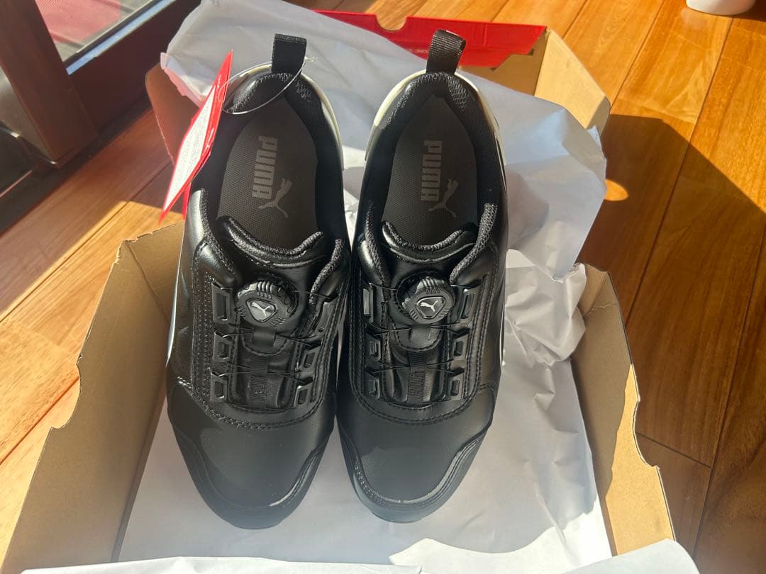 Puma ブラック ダイヤル式スニーカー 安全靴