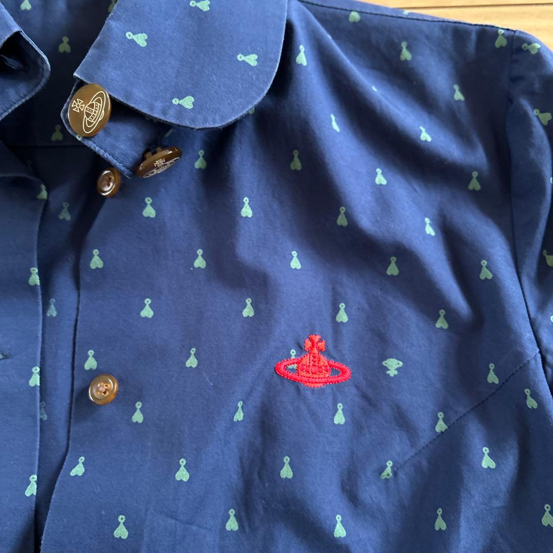 ヴィヴィアンウエストウッド　ネイビーブラウス