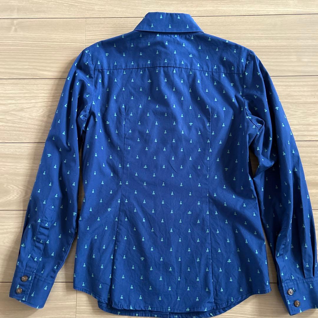 ヴィヴィアンウエストウッド　ネイビーブラウス