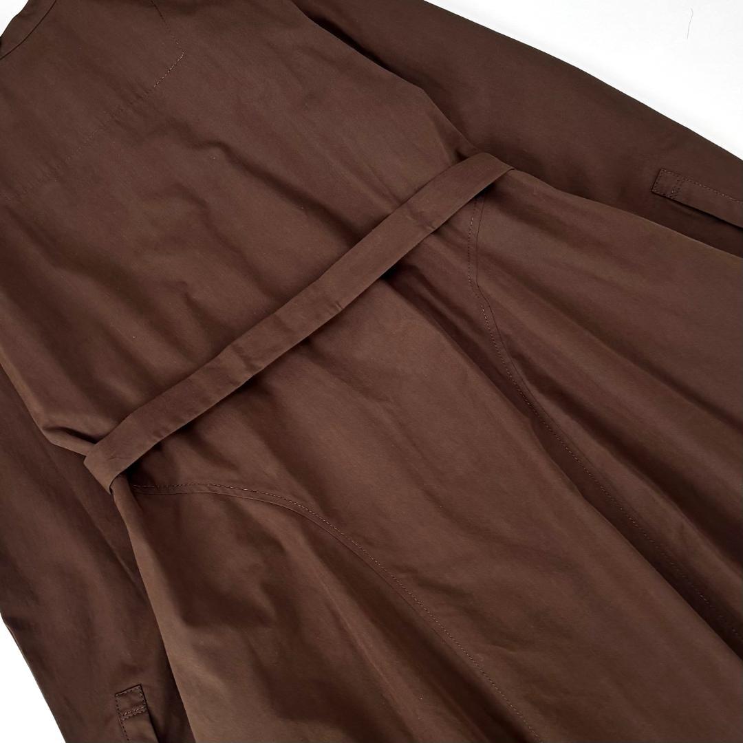 新品タグ付✨アンタイトル Oggi掲載 2WAYフレアシャツドレス ブラウン　S