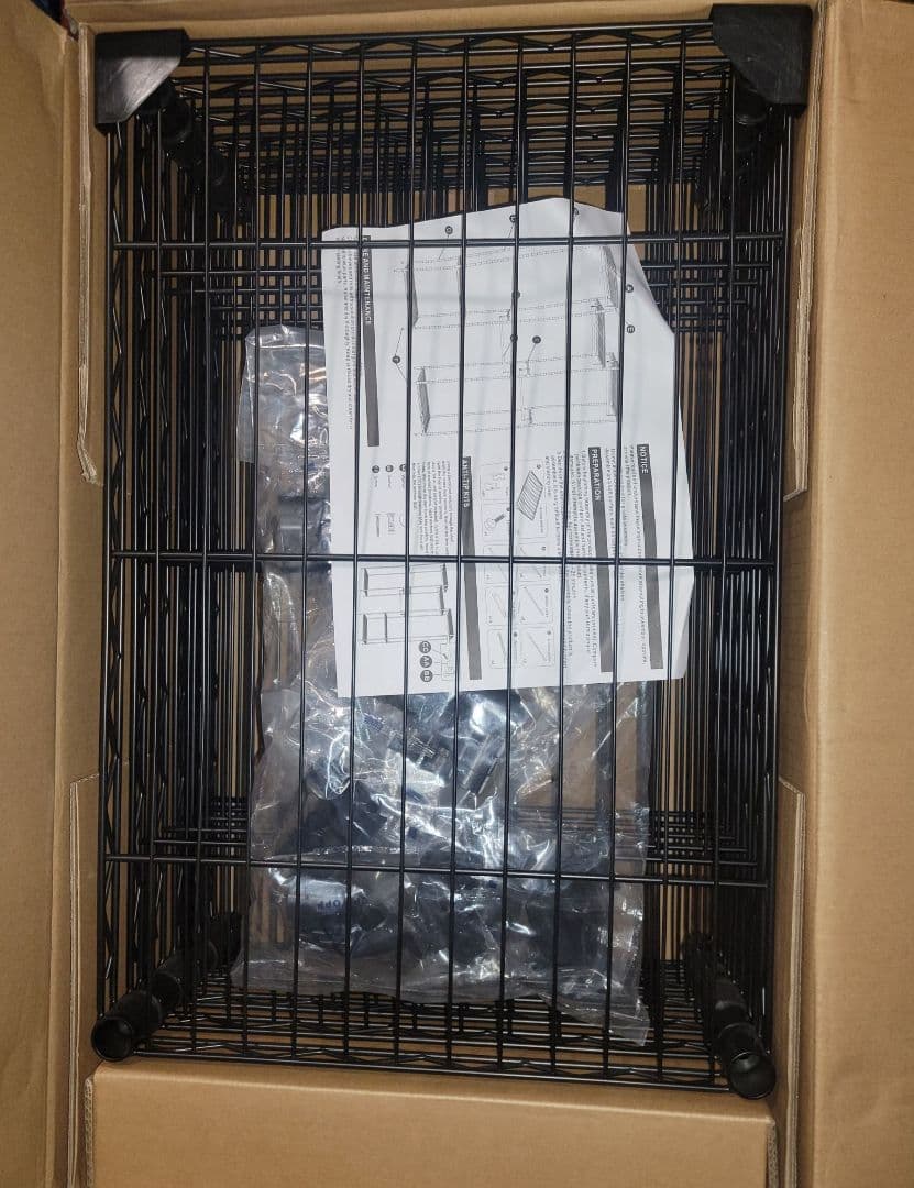 ハンガーラック 金属製 棚付き 突っ張り式 ブラック 幅180 高194