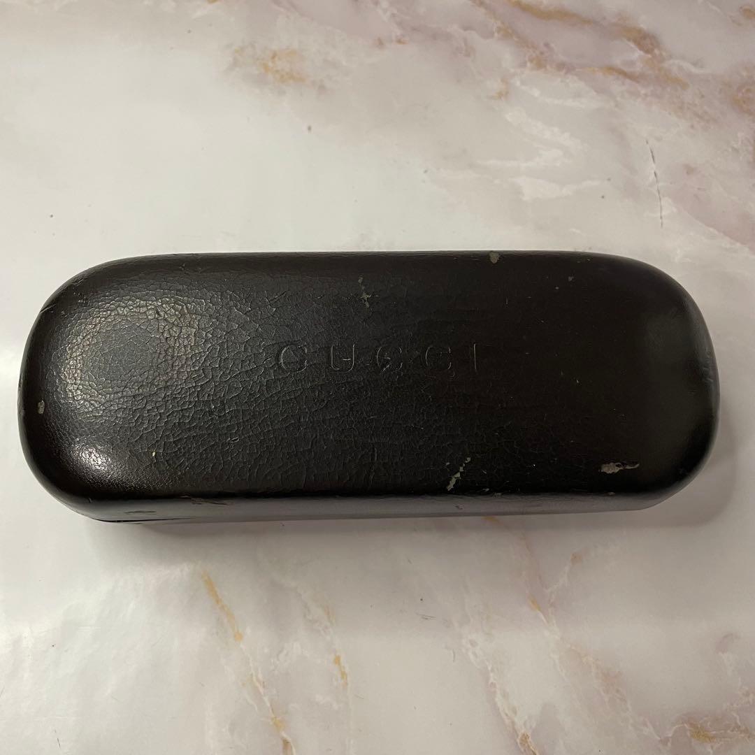 GUCCI グッチ ラインストーン Y2K リムレス サングラス ケース付き