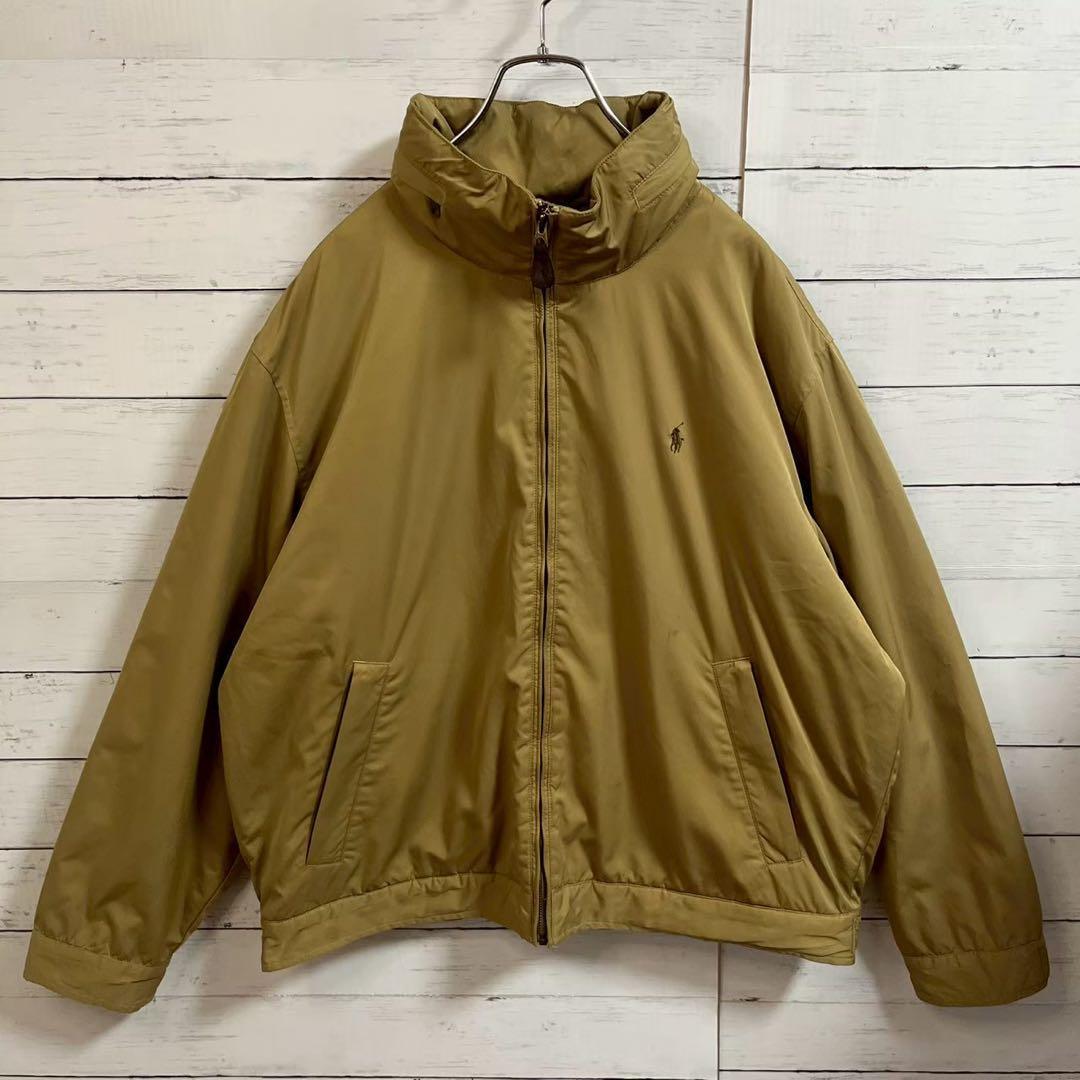 1【希少XL】ラルフローレン☆フード収納 ナイロンジャケット☆人気カラー0391