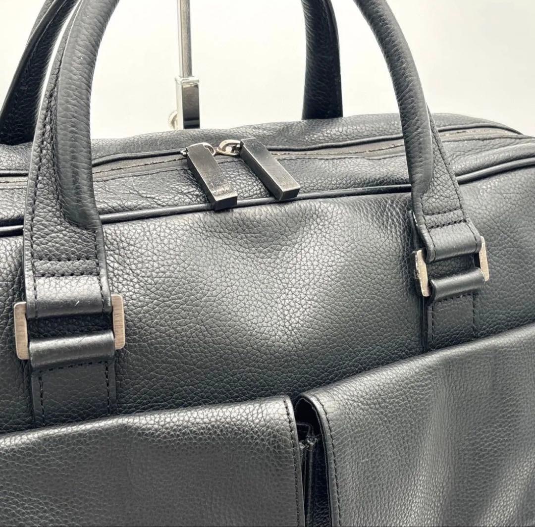 【極美品】dunhill アボリティーズ ビジネスバッグ 2way パスケース付