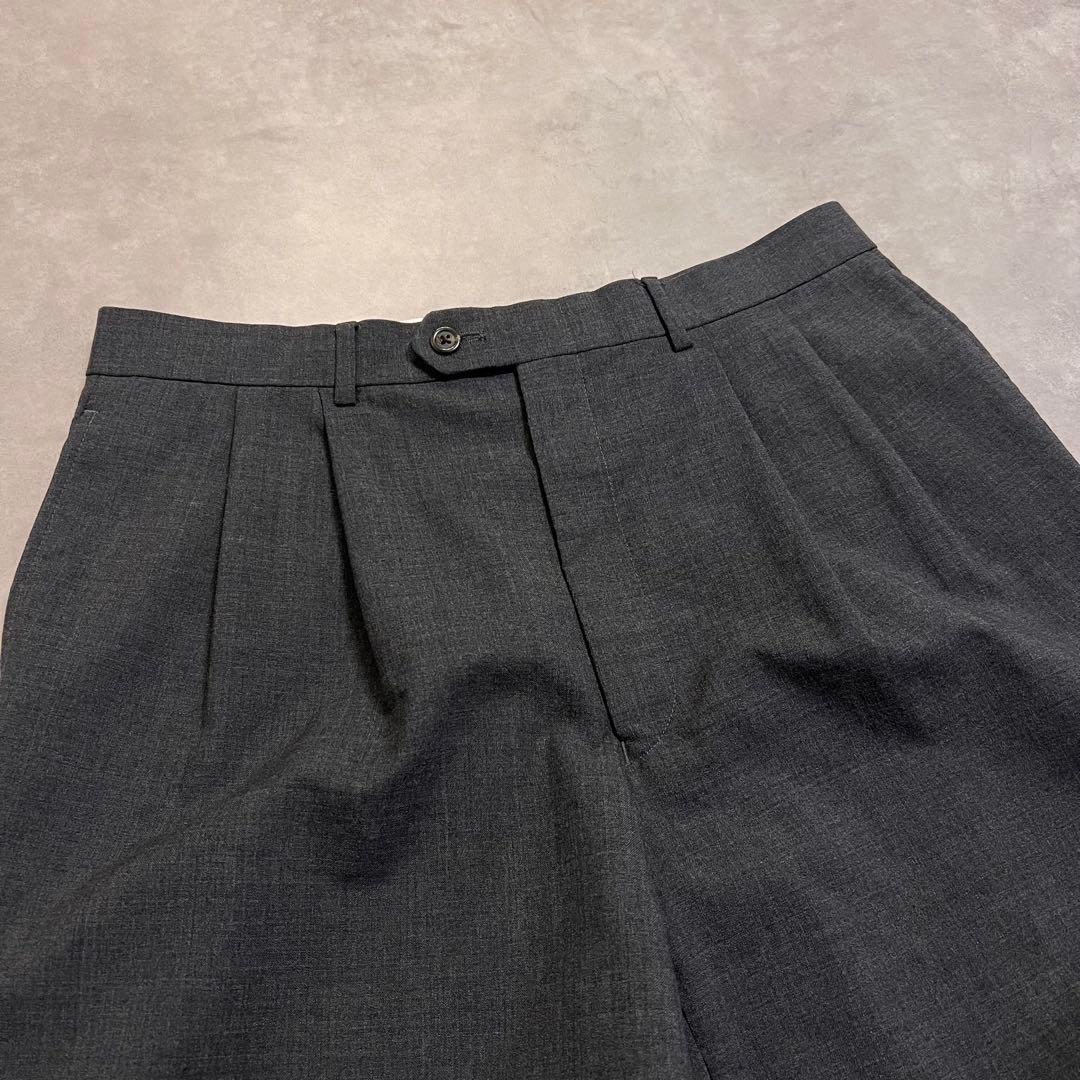 パンツ LAUREN RALPH LAUREN two tuck wool slacks