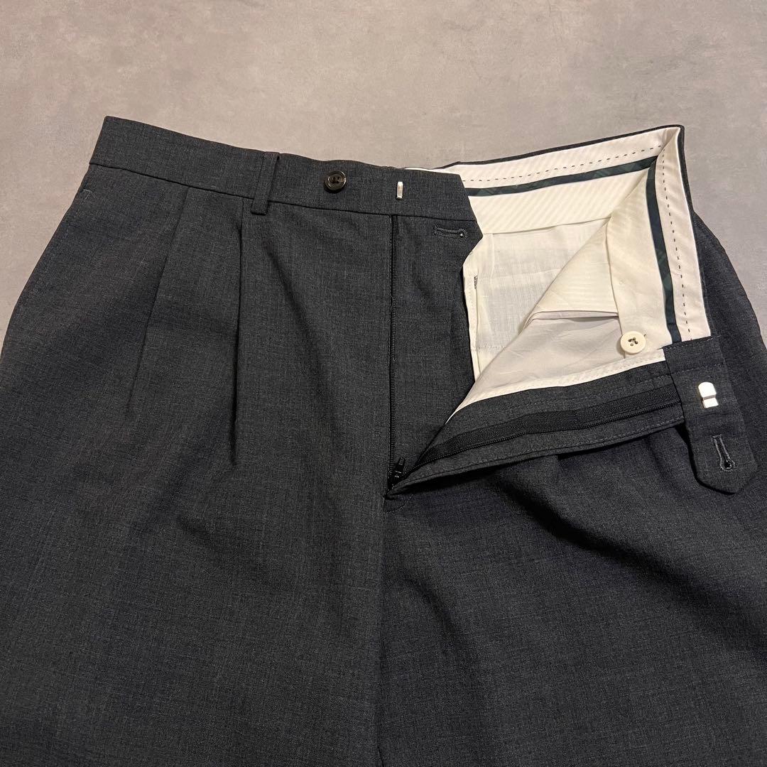 パンツ LAUREN RALPH LAUREN two tuck wool slacks