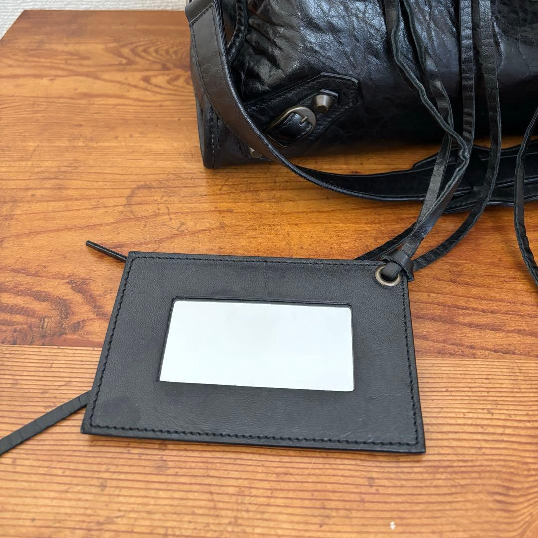 バレンシアガ　シティ　ブラック