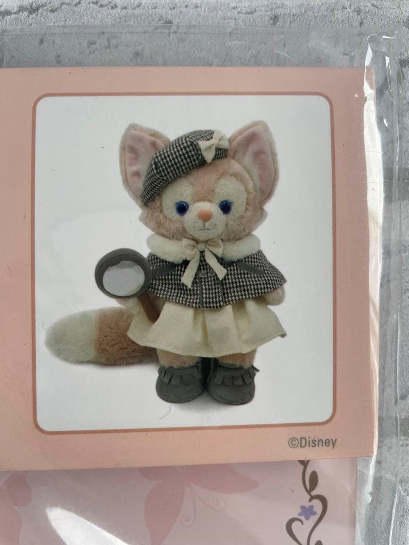 正規品 リーナベルSサイズぬいぐるみ キャスケット帽子 探偵服 香港ディズニー