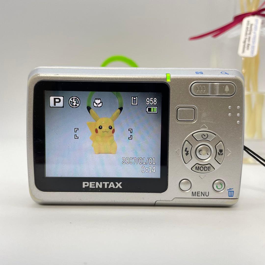 動作確認済✨PENTAX Optio E40✨スマホ転送OK 単三電池♪