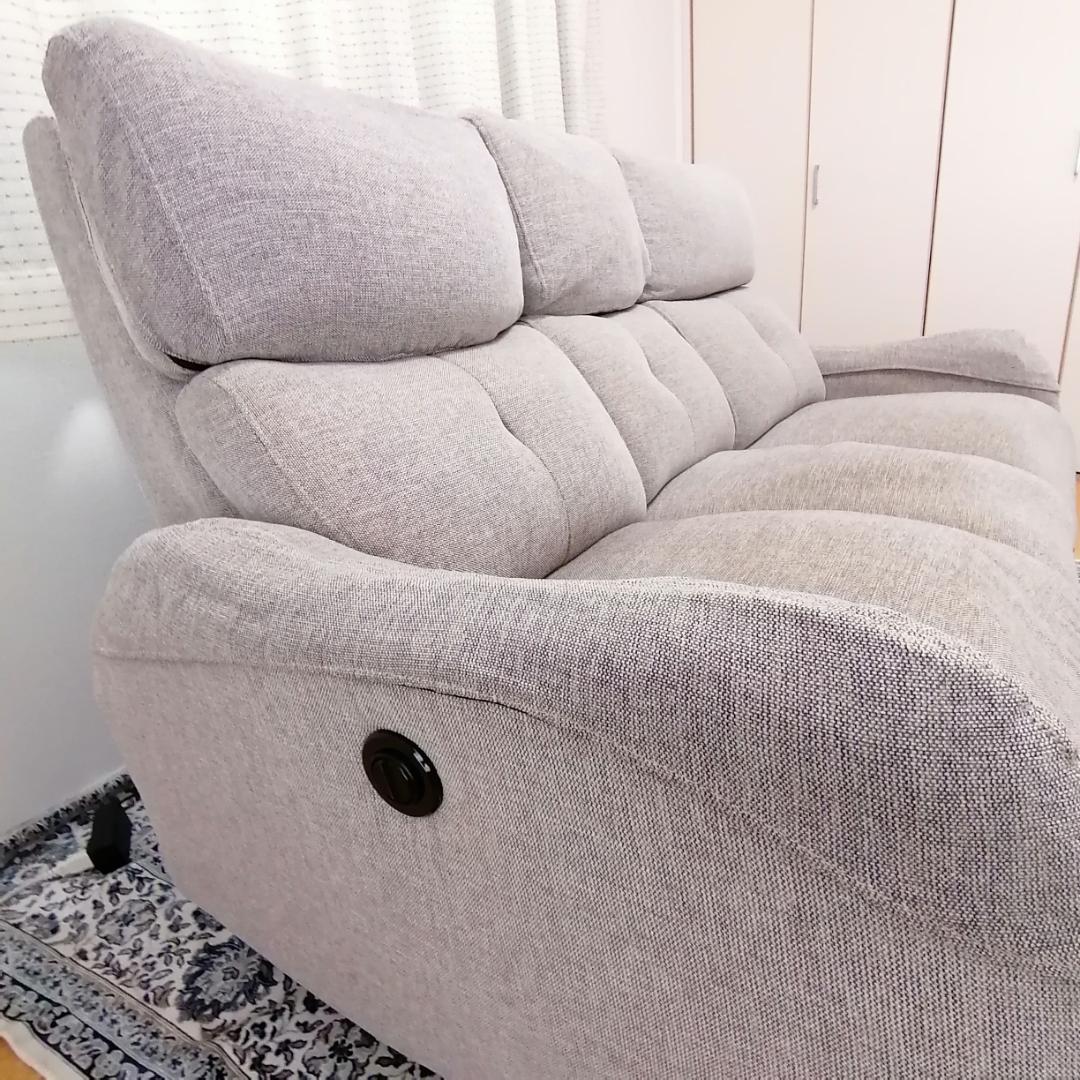 ニトリ　3人掛け　電動リクライニングソファー　ジャーニー2