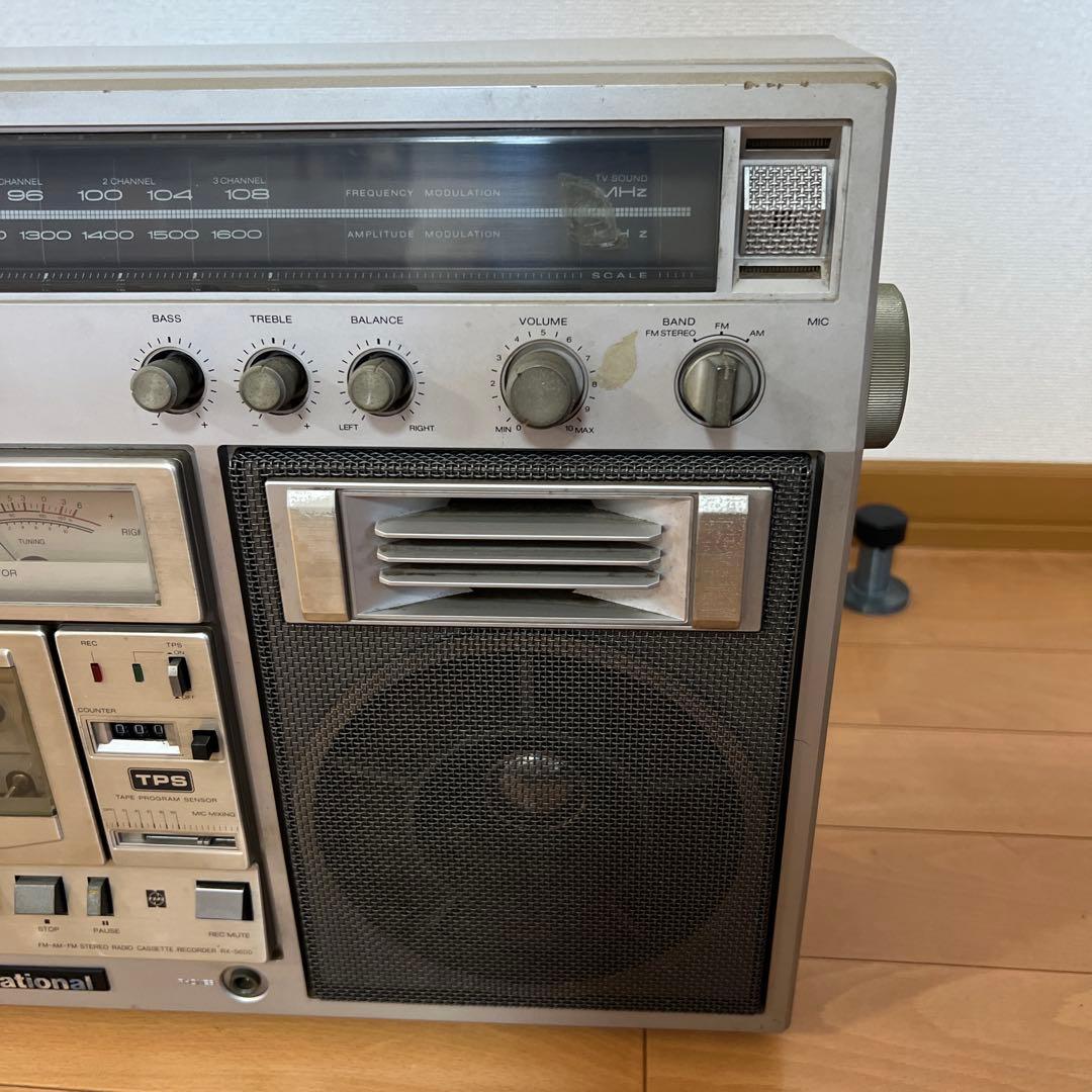 【昭和レトロ】　National ナショナル　ラジカセ　RX-5600