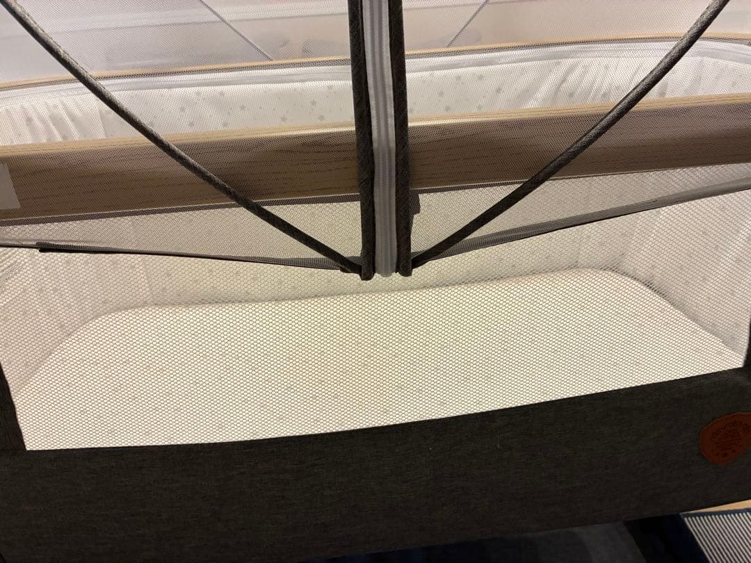 HZDMJ ベビーベッド 折りたたみ 添い寝　ゆりかご