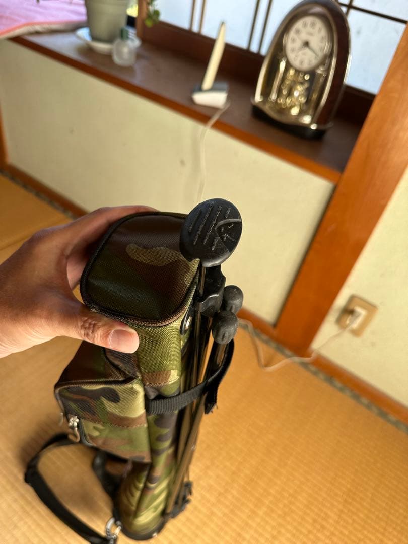 美品PEARLY GATES 迷彩 スタンドゴルフバッグ 89