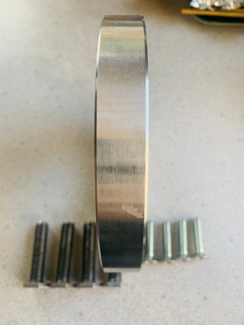 ズーマー　リアハブ変換スペーサー　ハブボルト仕様　マルチPCD 太足　ロンホイ