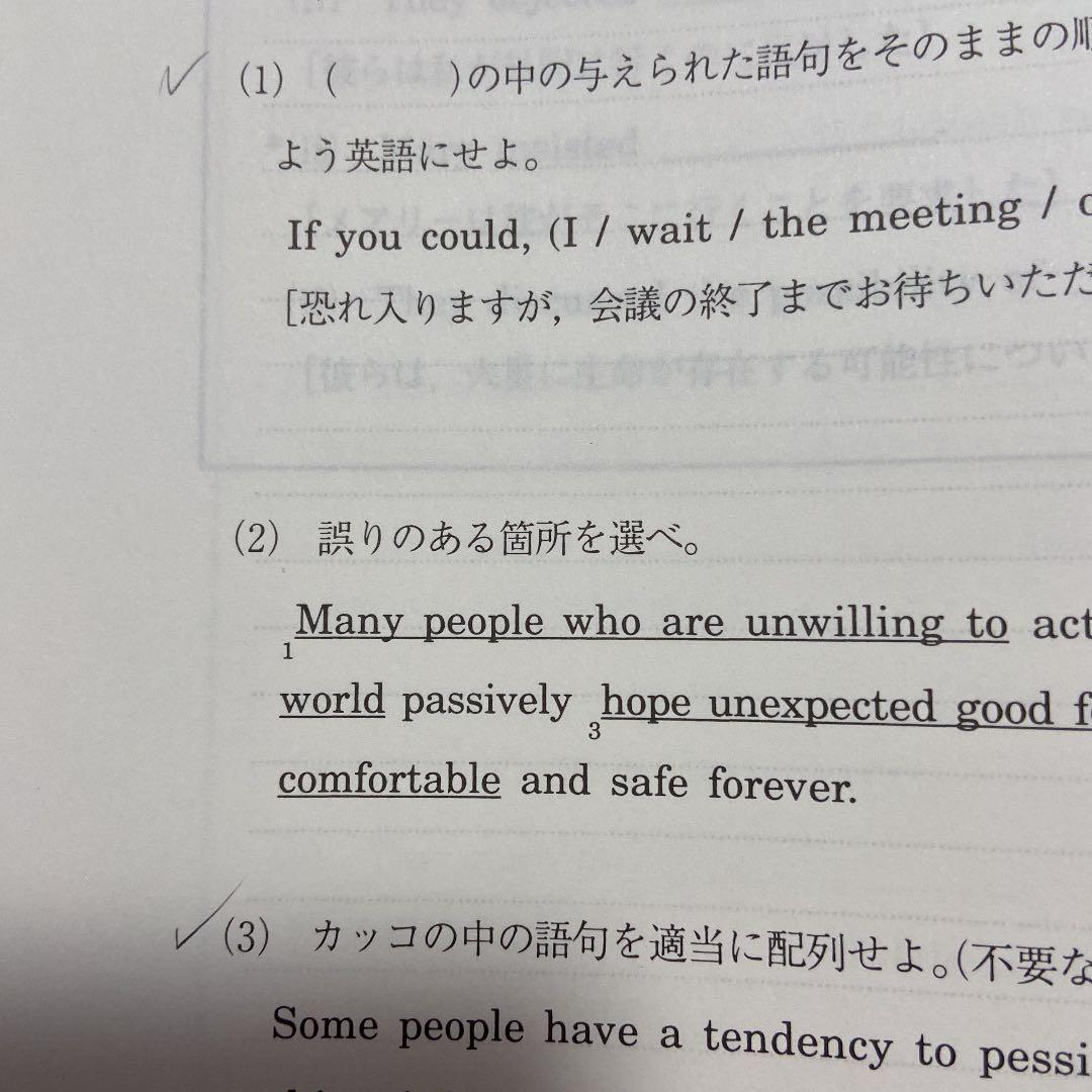 駿台　英語　テキスト　東大　京大　医学部