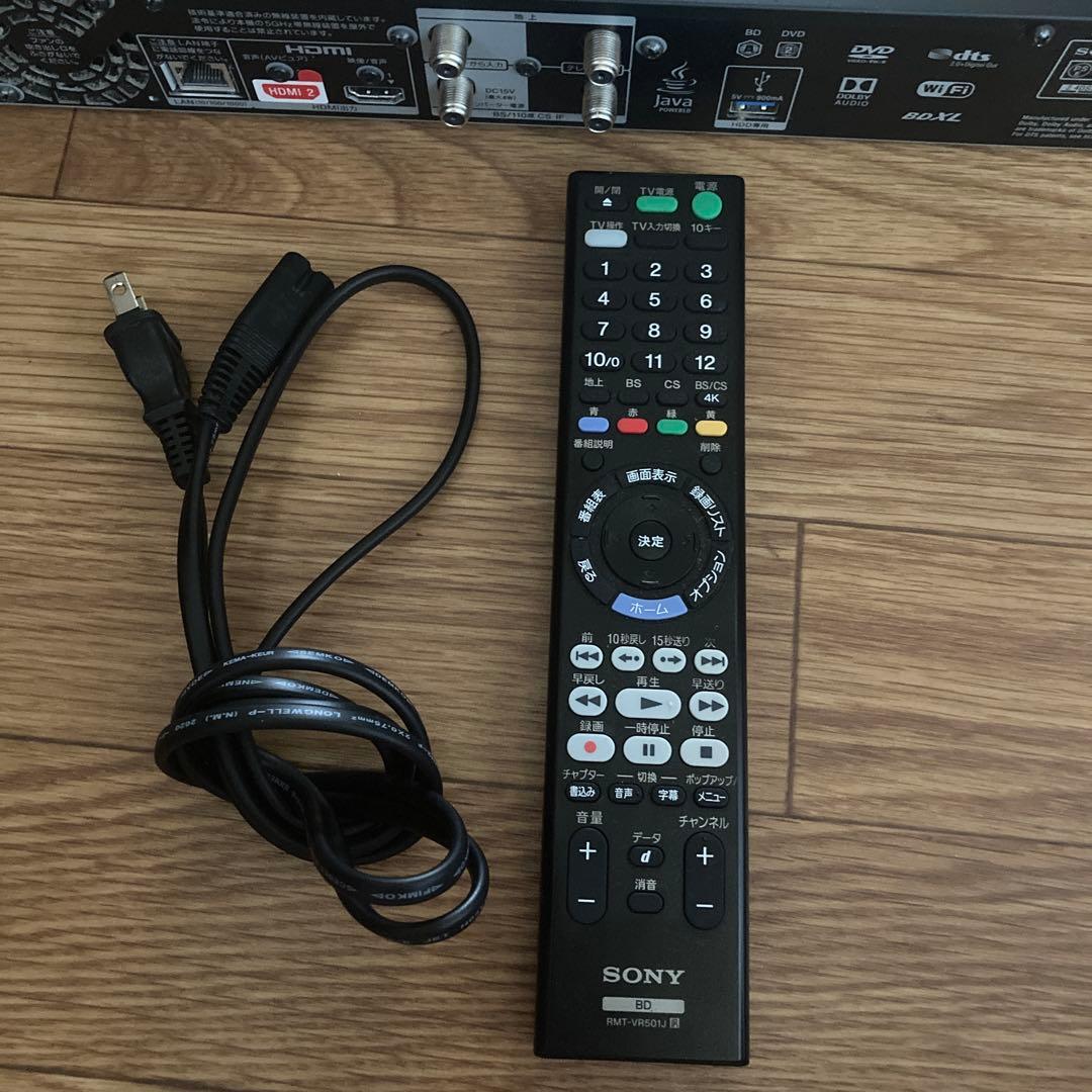 【ジャンク品】SONY 4K HDR ブルーレイレコーダー 7/3以降発送