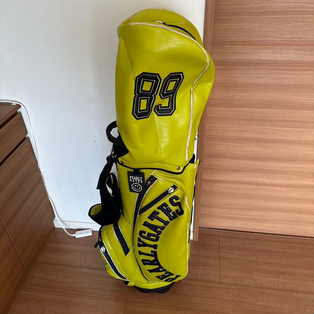 美品！PEARLY GATES ゴルフバッグ 89 イエロー