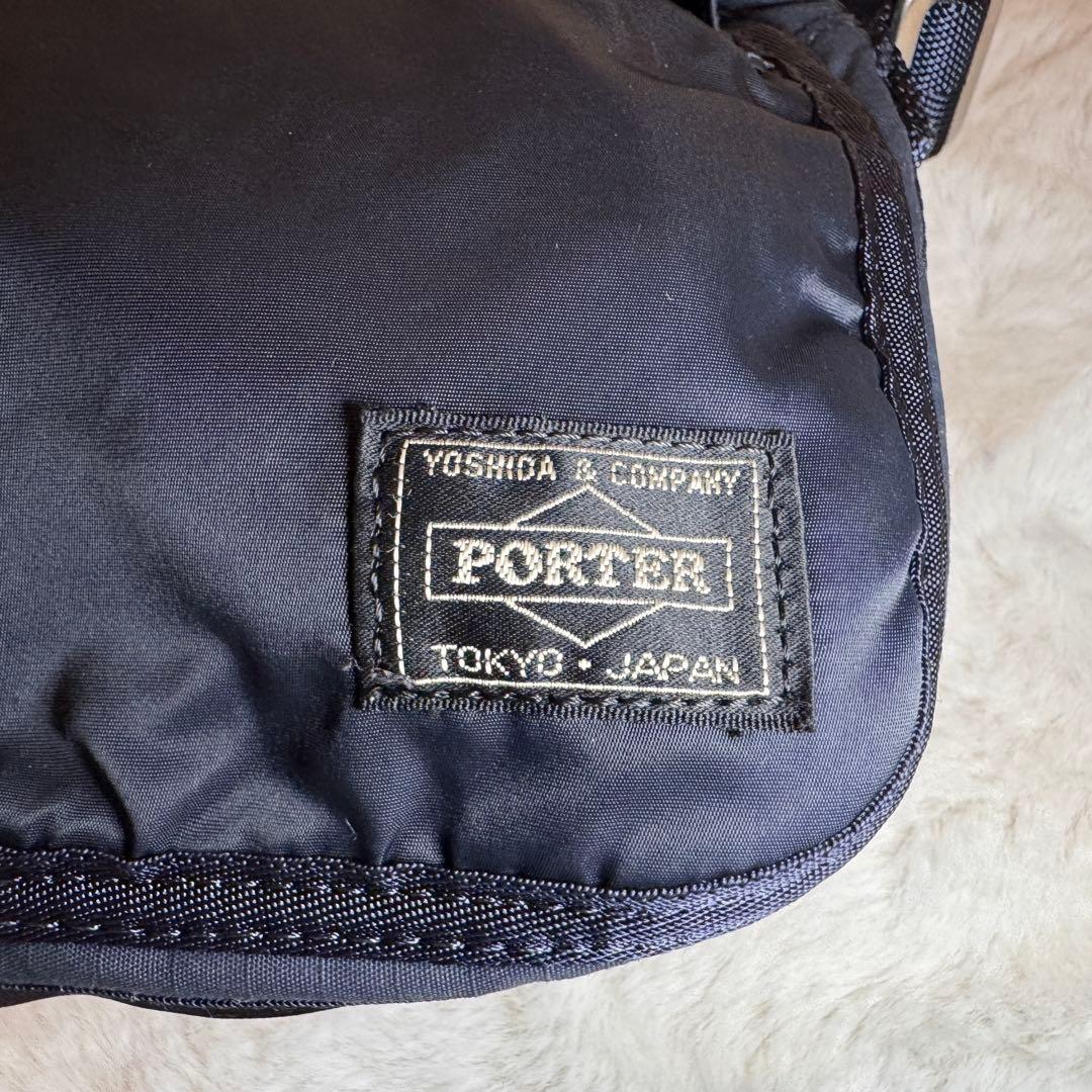Porter ポーター Frame ショルダーバッグ ポシェット ネイビー