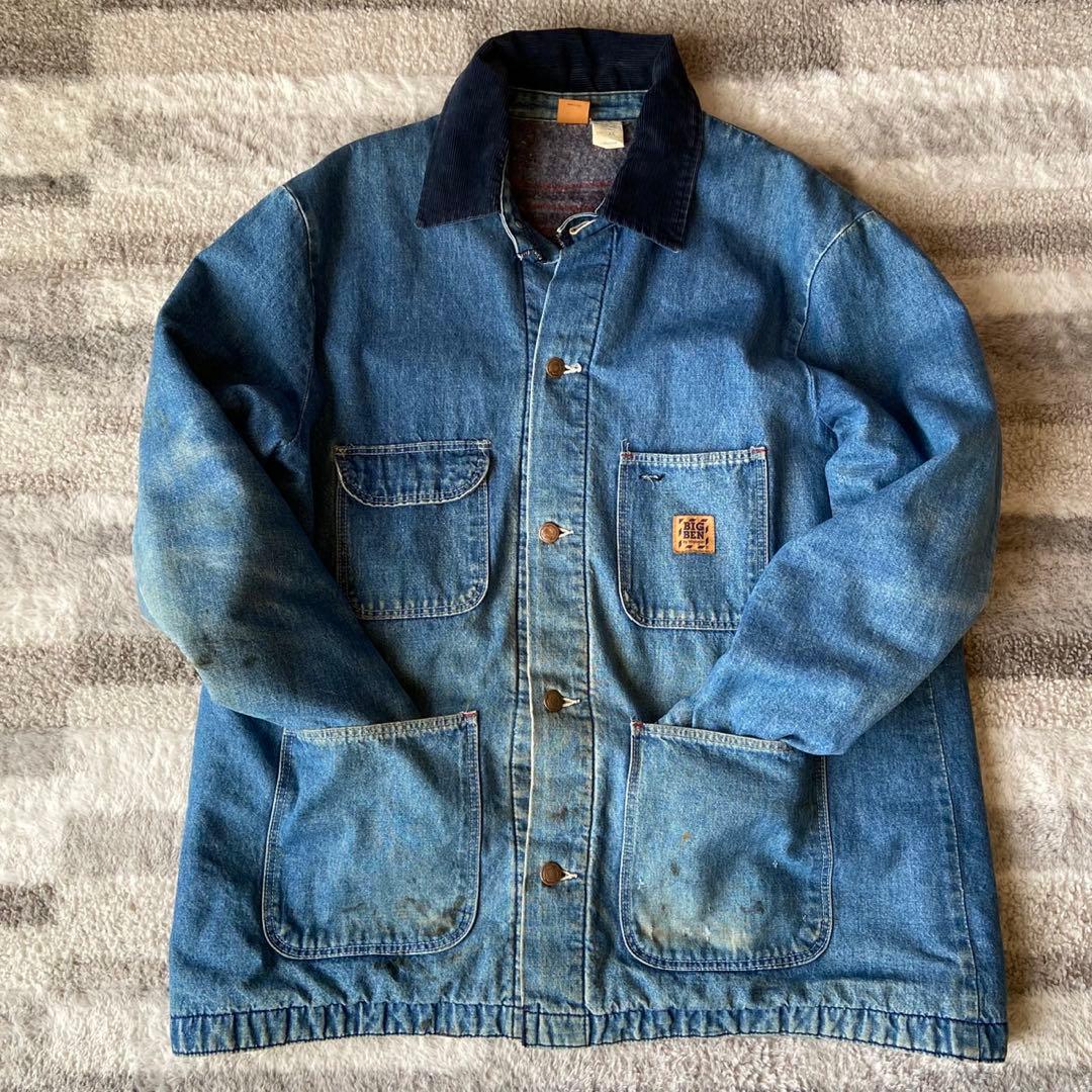 BIGBEN デニム カバーオール 裏地ブランケットUSA製70s 80s