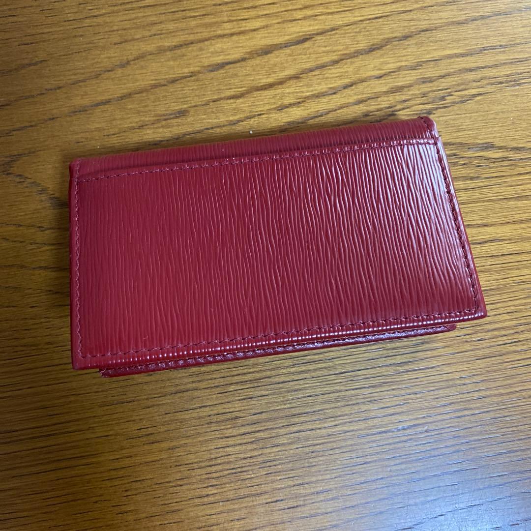 PRADA 名刺入れ レッド